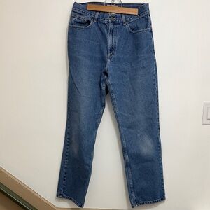 L.L. Bean Straight Leg Blue Jeans